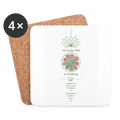 Untersetzer „Ich bringe Dich in Einklang“ – 4er-Set - white