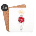 Untersetzer „Ich bin aktivierend“ – 4er-Set - white