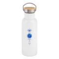 Ich bin Intuition – Thermosflasche mit Bambusdeckel - white
