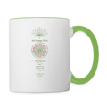 Ich bringe Dich in Einklang – Tasse - white/green gecko