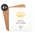 Untersetzer „Ich bin sehr sensibel“ – 4er-Set - white