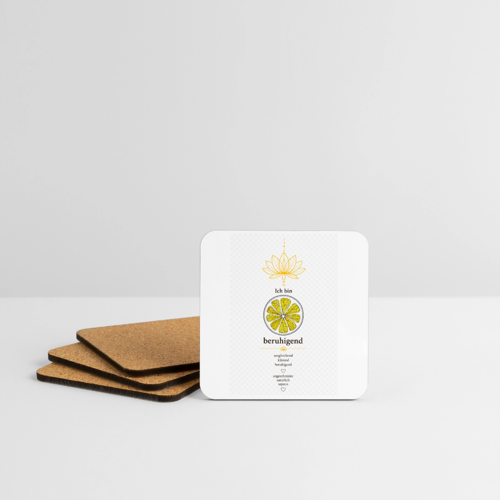 Untersetzer „Ich bin beruhigend“ – 4er-Set - white