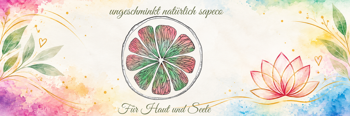 Panorama-Design der Keksdose mit rosa-grünem Herzchakra-Motiv von ungeschminkt natürlich sapeco