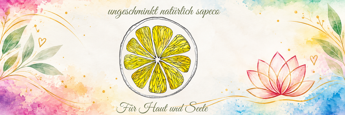 Panorama-Design der Keksdose mit gelbem Solarplexuschakra-Motiv von ungeschminkt natürlich sapeco